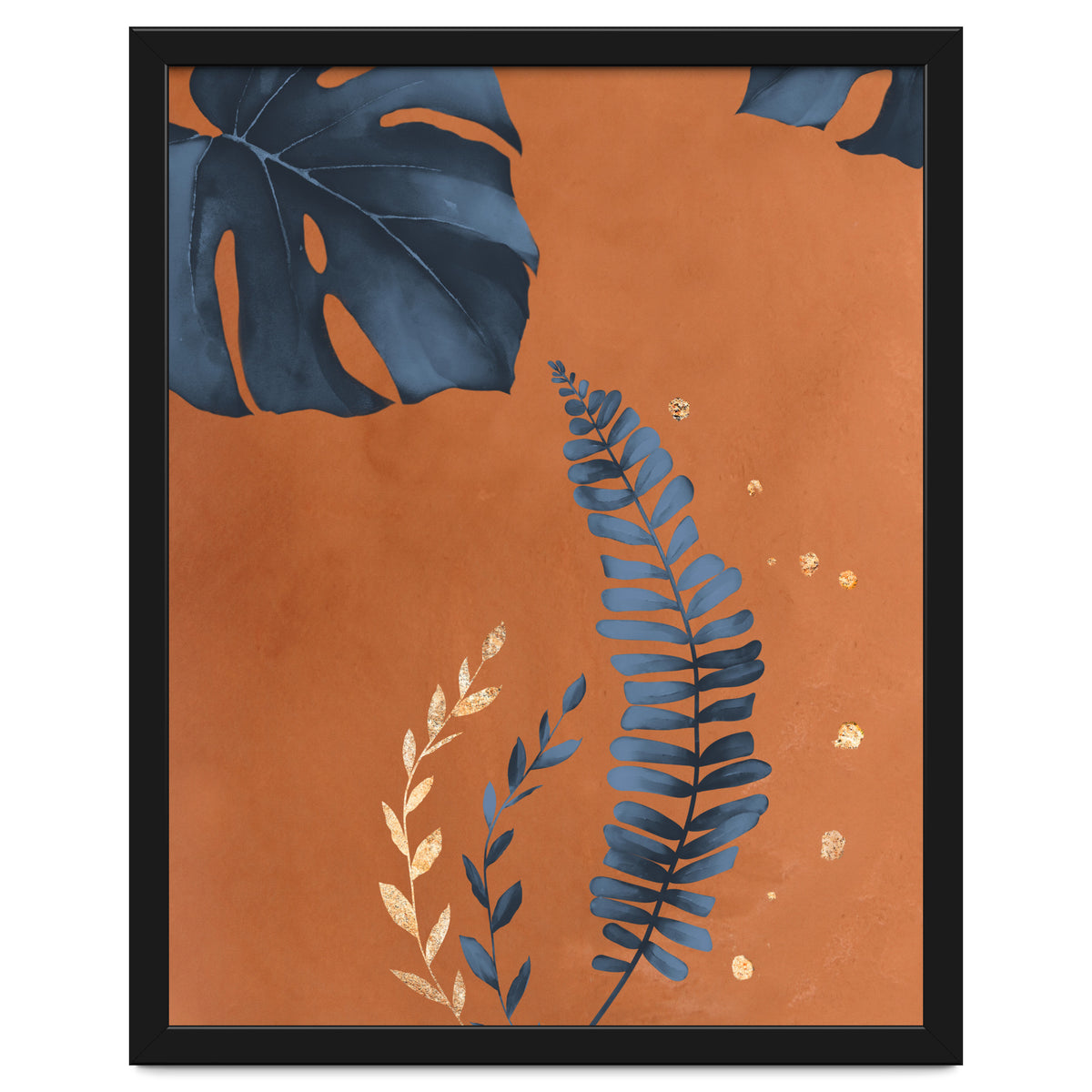 Monstera Leaf Terracotta