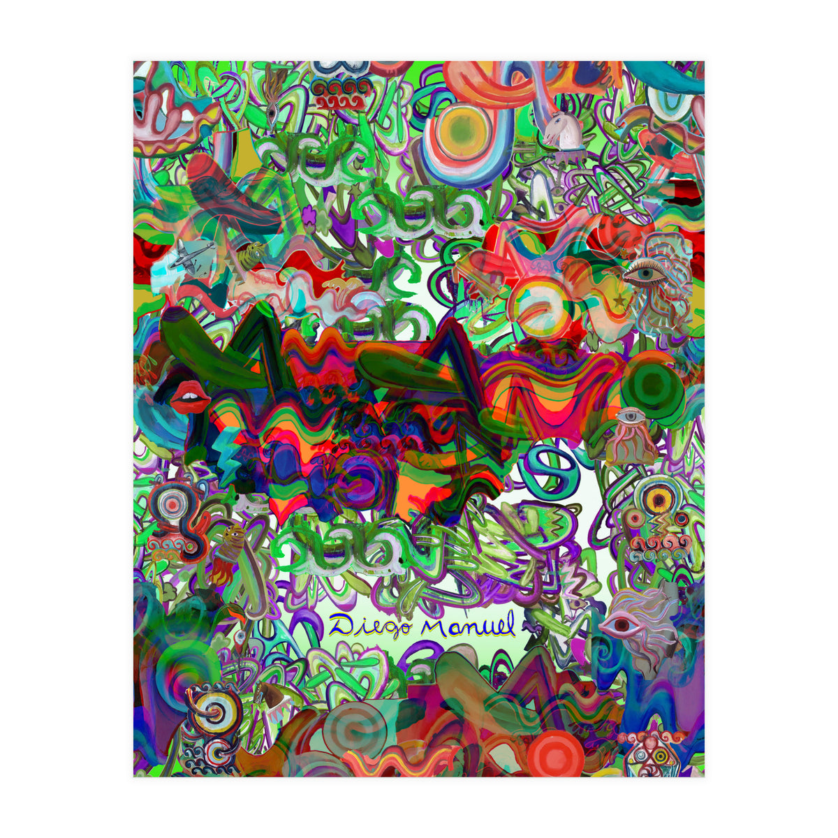 Graffitis 2021 Tapiz 16 (Print Only)