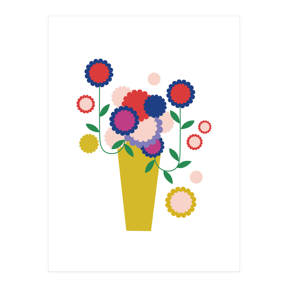 My Vase 1 Rgb White (Print Only)