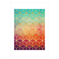 Colorful and golden pattern II (Print Only)