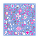 Fresh Flowers Blue (Print Only) thumbnail