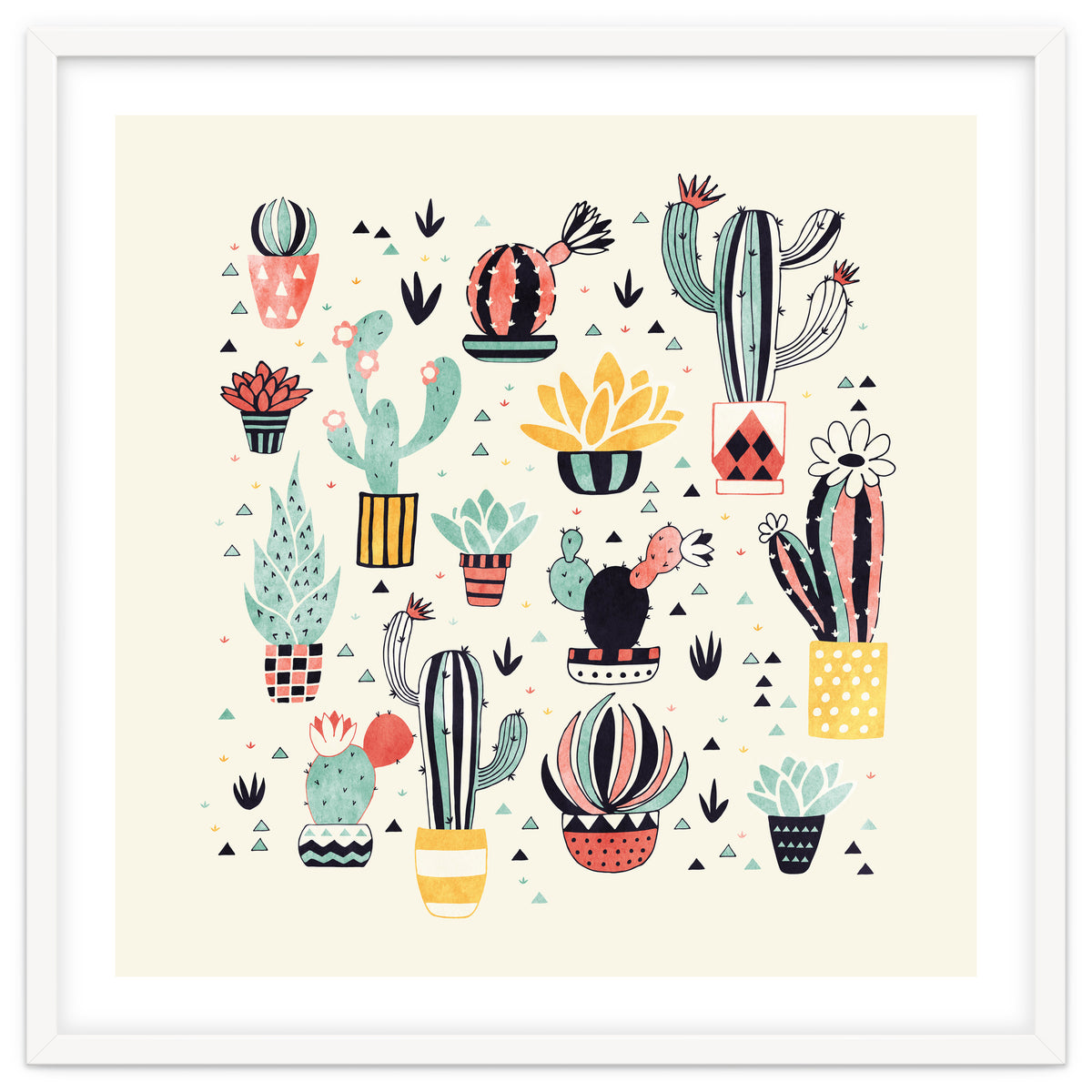 Cactus In A Flower Pot