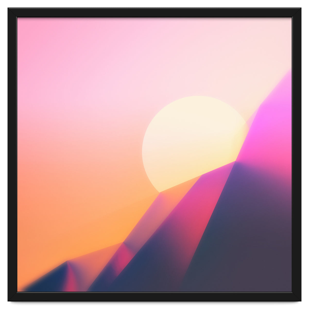 Sun Desert Mountain Sky