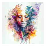 Watercolor Tropical Woman #15 (Print Only) thumbnail