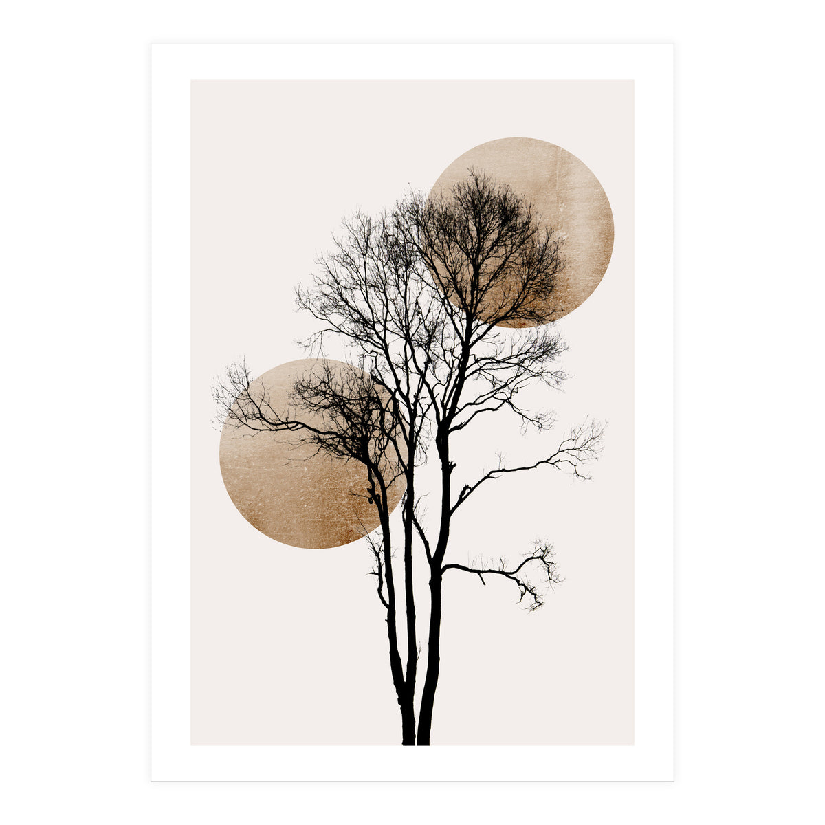 Sun And Moon Hiding Gold (Print Only)