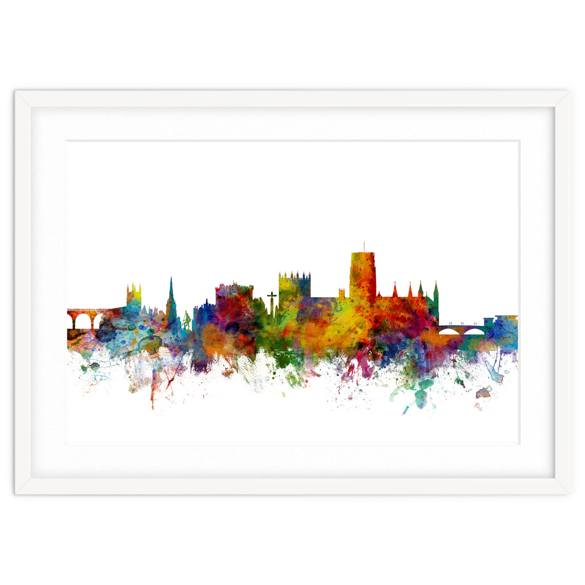 Durham England Skyline Cityscape