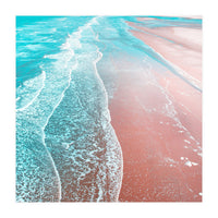 Sea Blue And Rose Gold (Print Only)
