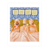 Ladies-Only Club | Girl Talk Slumber Party BFF | Bohemian Feminism Independent Moroccan Women (Print Only) thumbnail