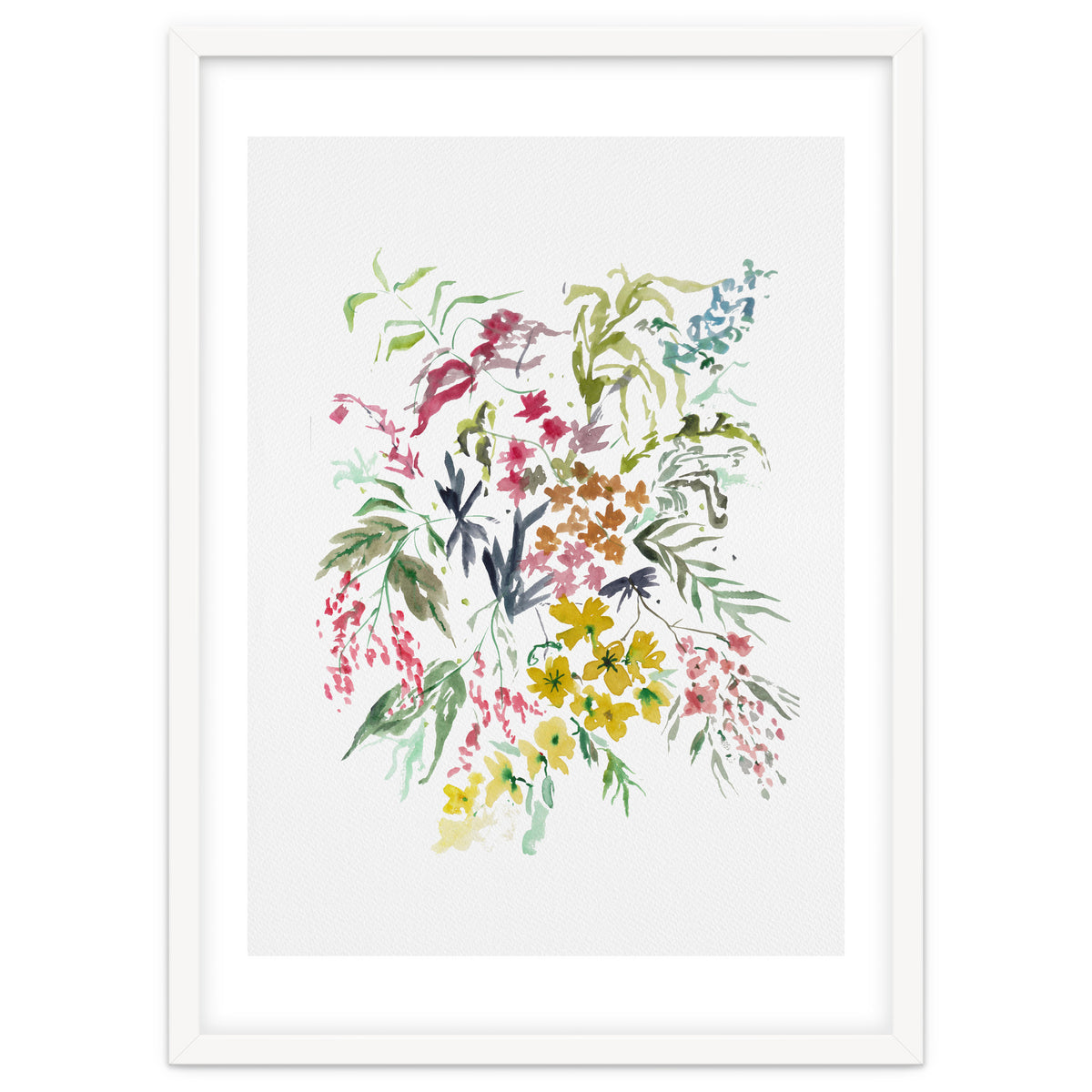 Autumn Bush Watercolour