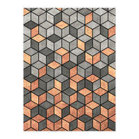 Concrete and Copper Cubes (Print Only)