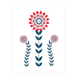 Scandi Folk Flowers  (Print Only) thumbnail