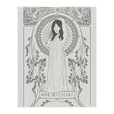 Reine Des Cygnes Grey (Print Only) thumbnail