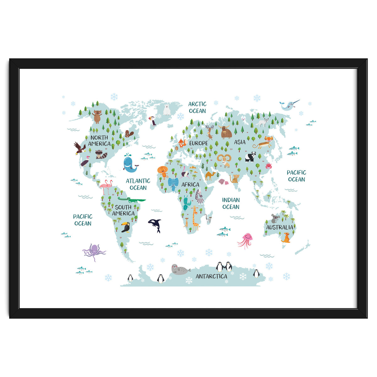 Animal World Map
