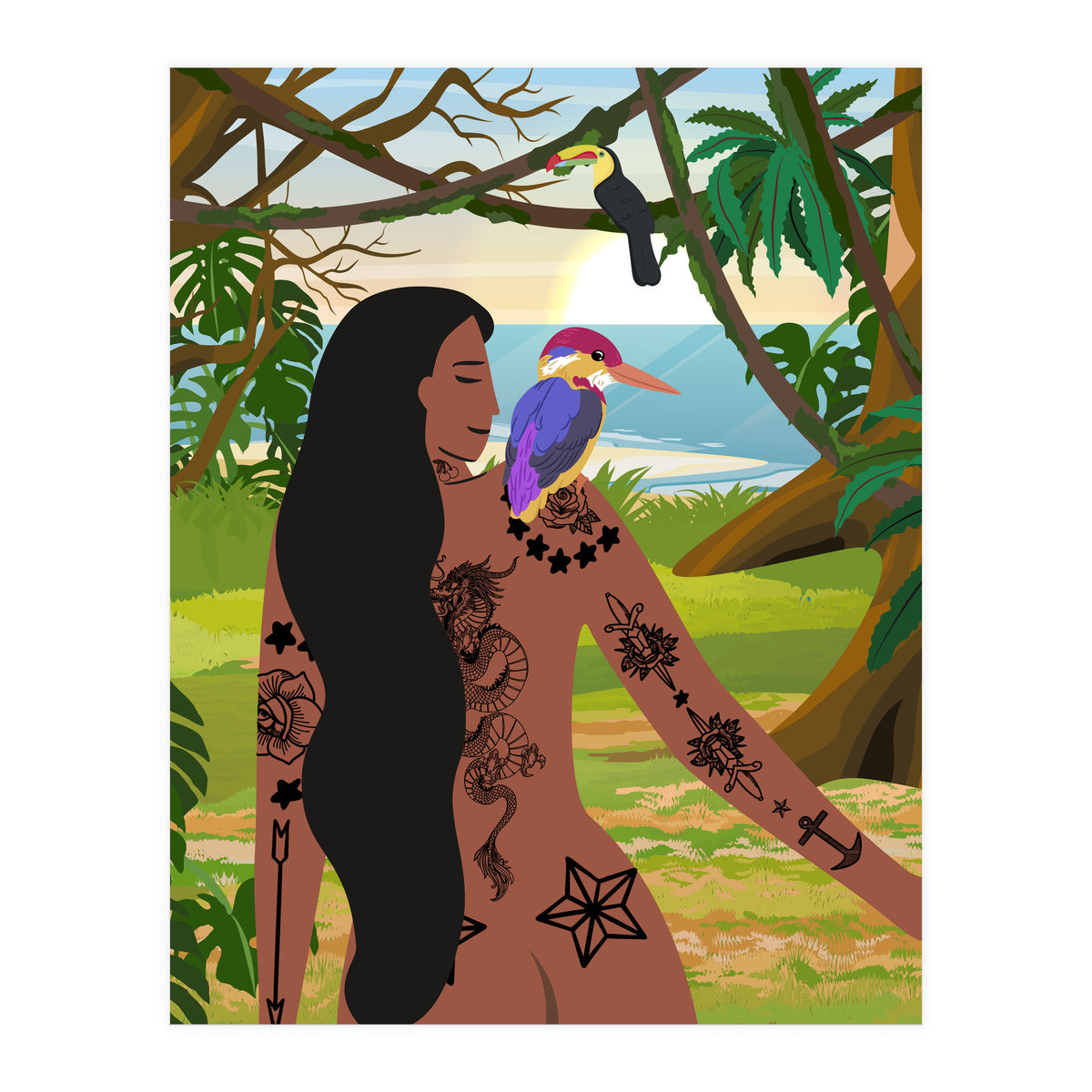 Ceyx Erithaca and Me (Print Only)