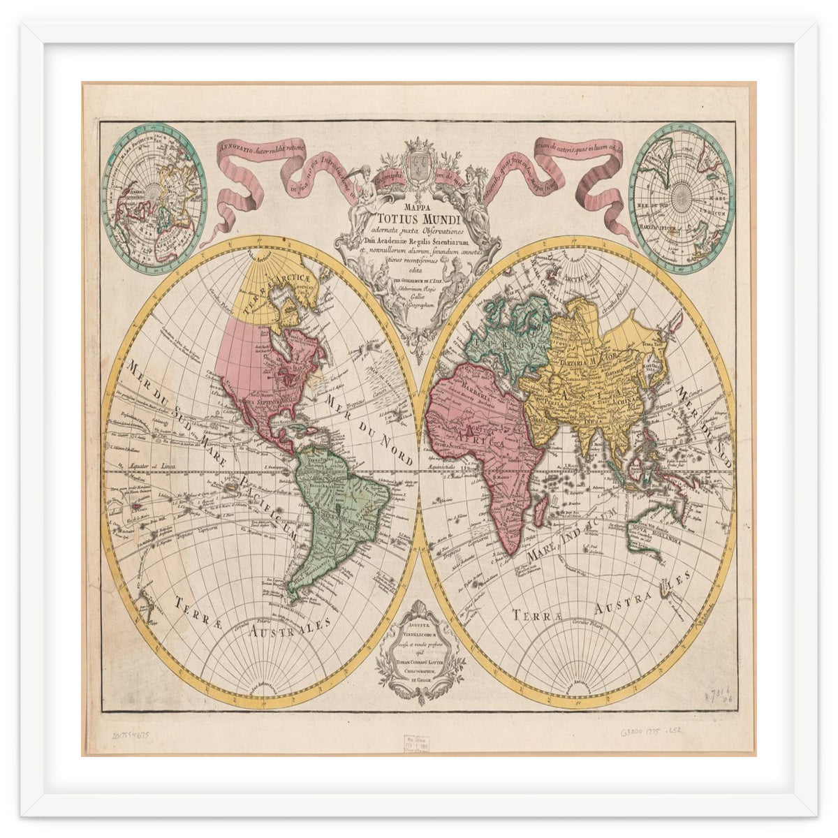 Old world mapa mundi