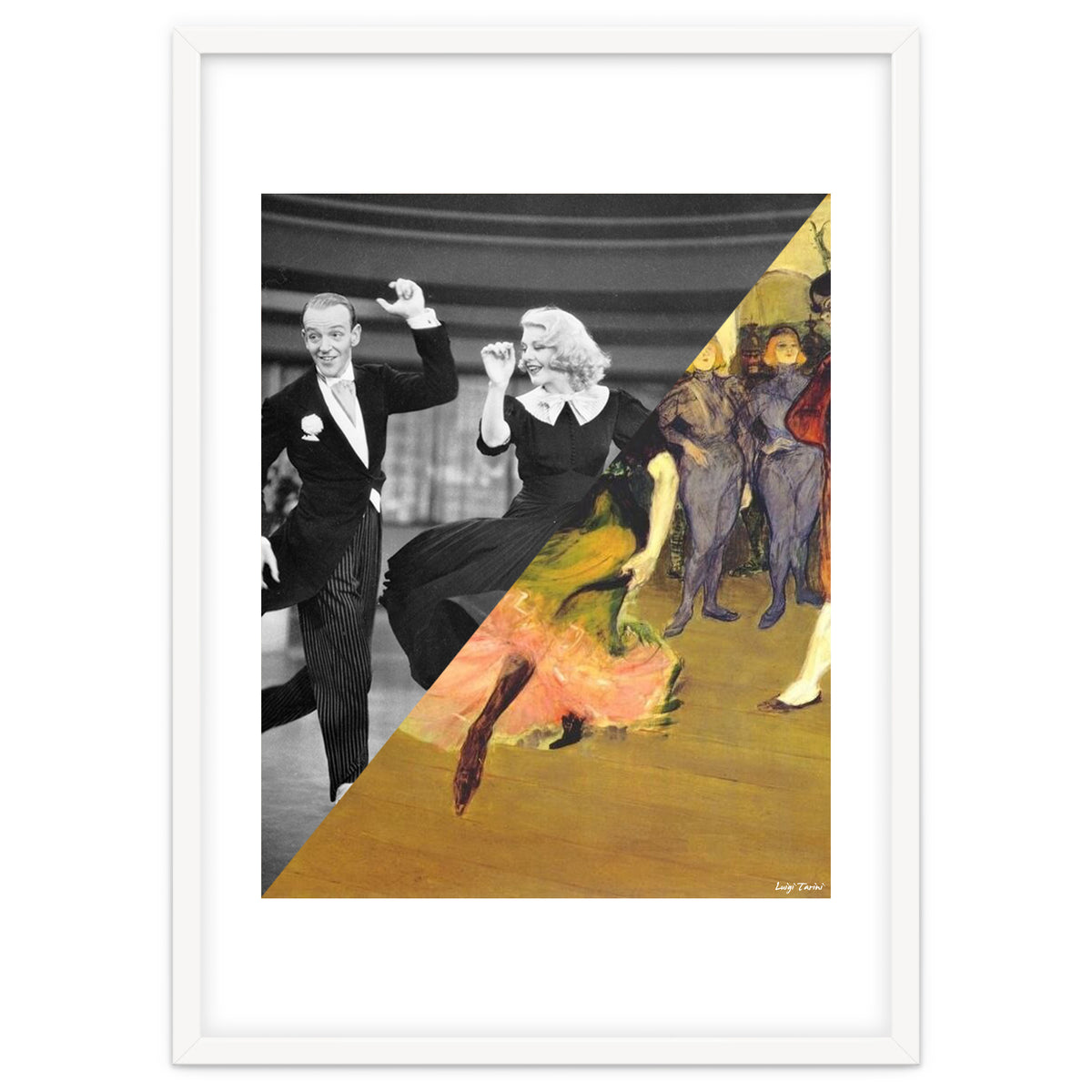 Toulose Lautrec's Dance At The Mouline Rouge & Ginger Rogers