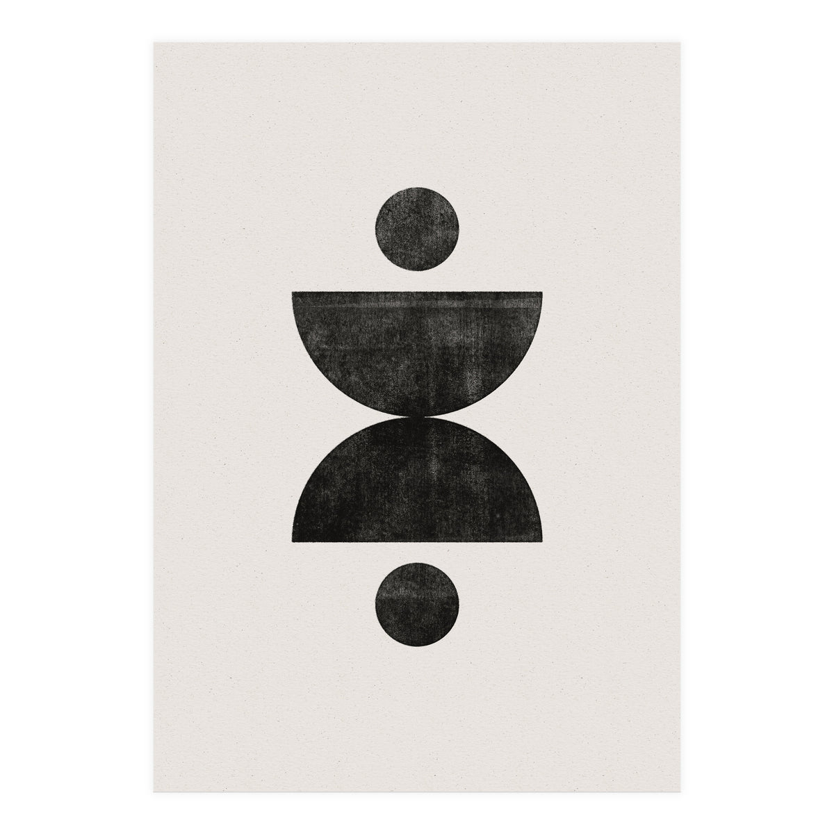 Mid-Century Modern No.16 - Woodblock Print (Print Only)