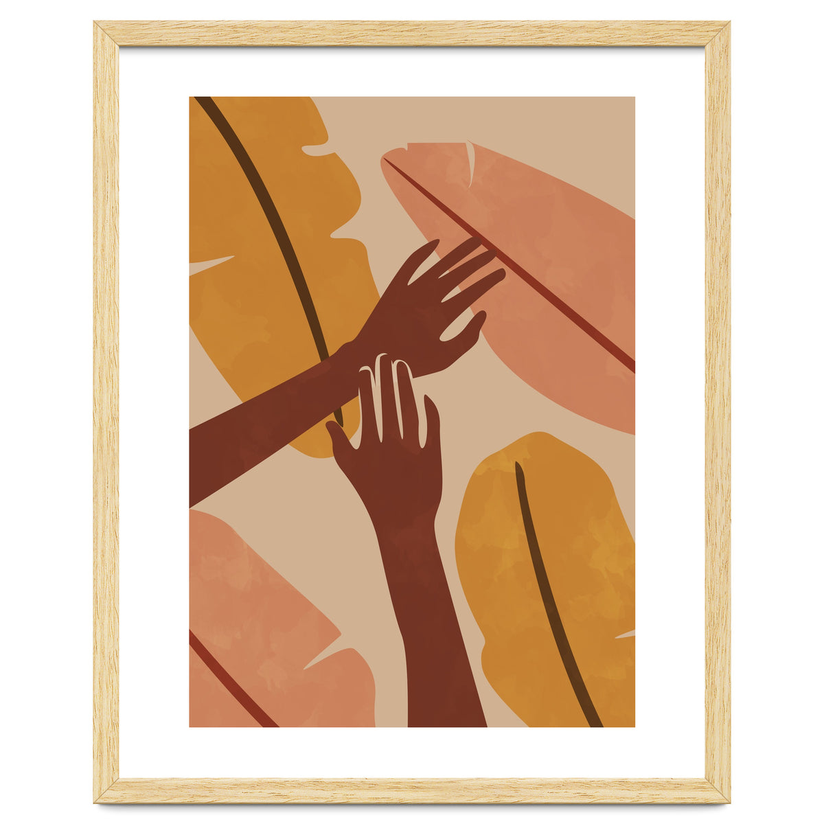 Banana Leaf Tropical Boho