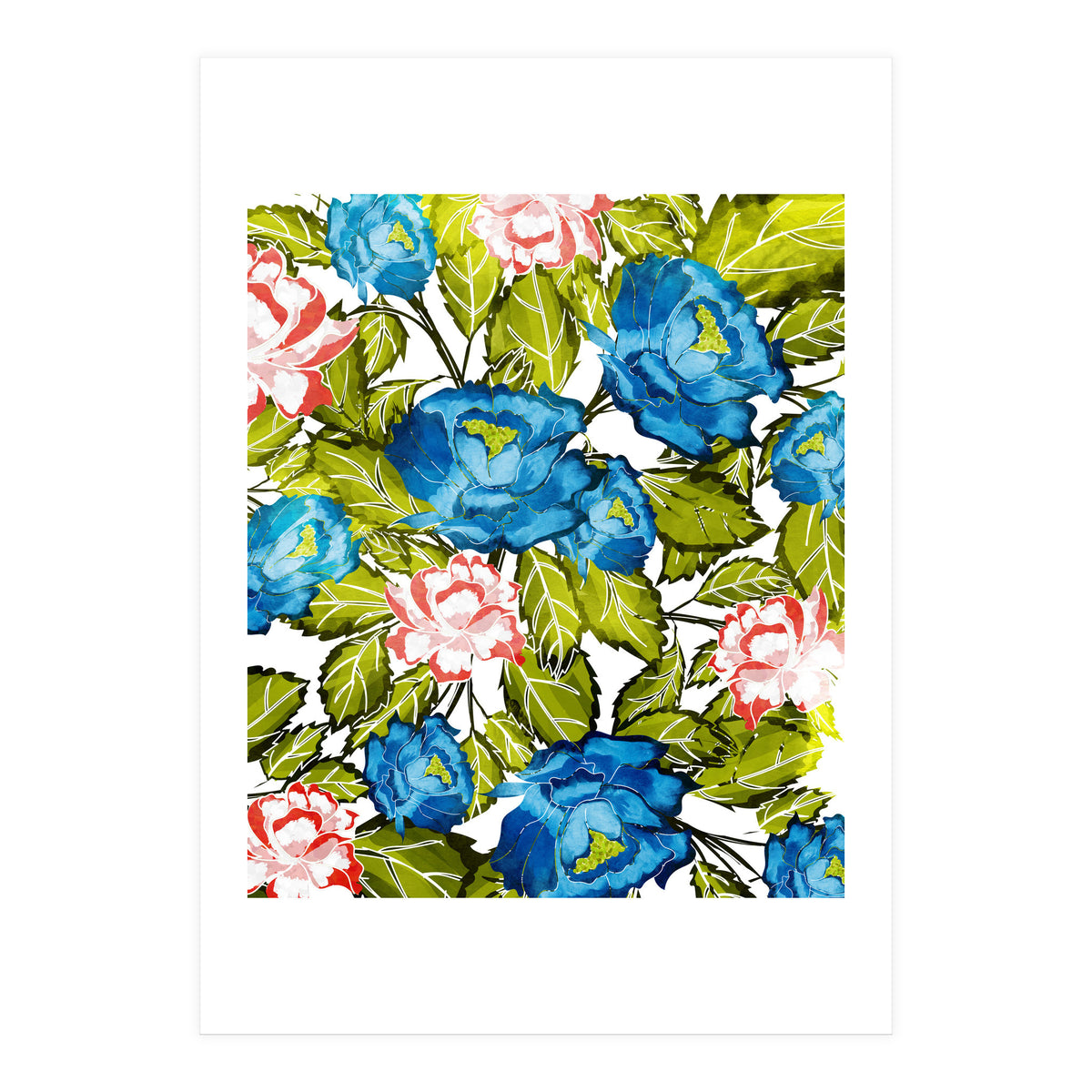 Indigo Bloom (Print Only)