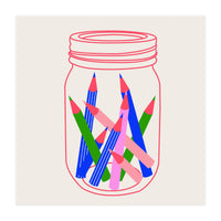 Jar Of Pencils (Print Only)