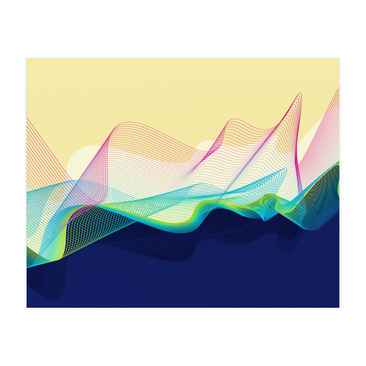 Abstract Waves (Print Only)