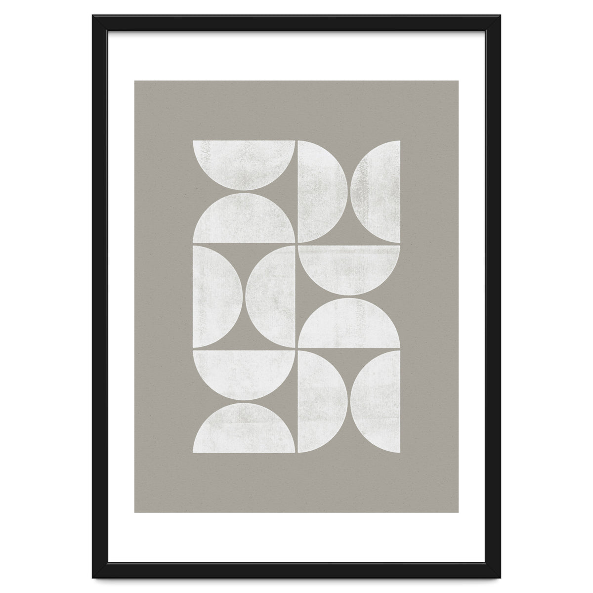 Mid-Century Modern No.17 - Woodblock Print