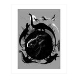 Circle of T-Rex (Print Only) thumbnail