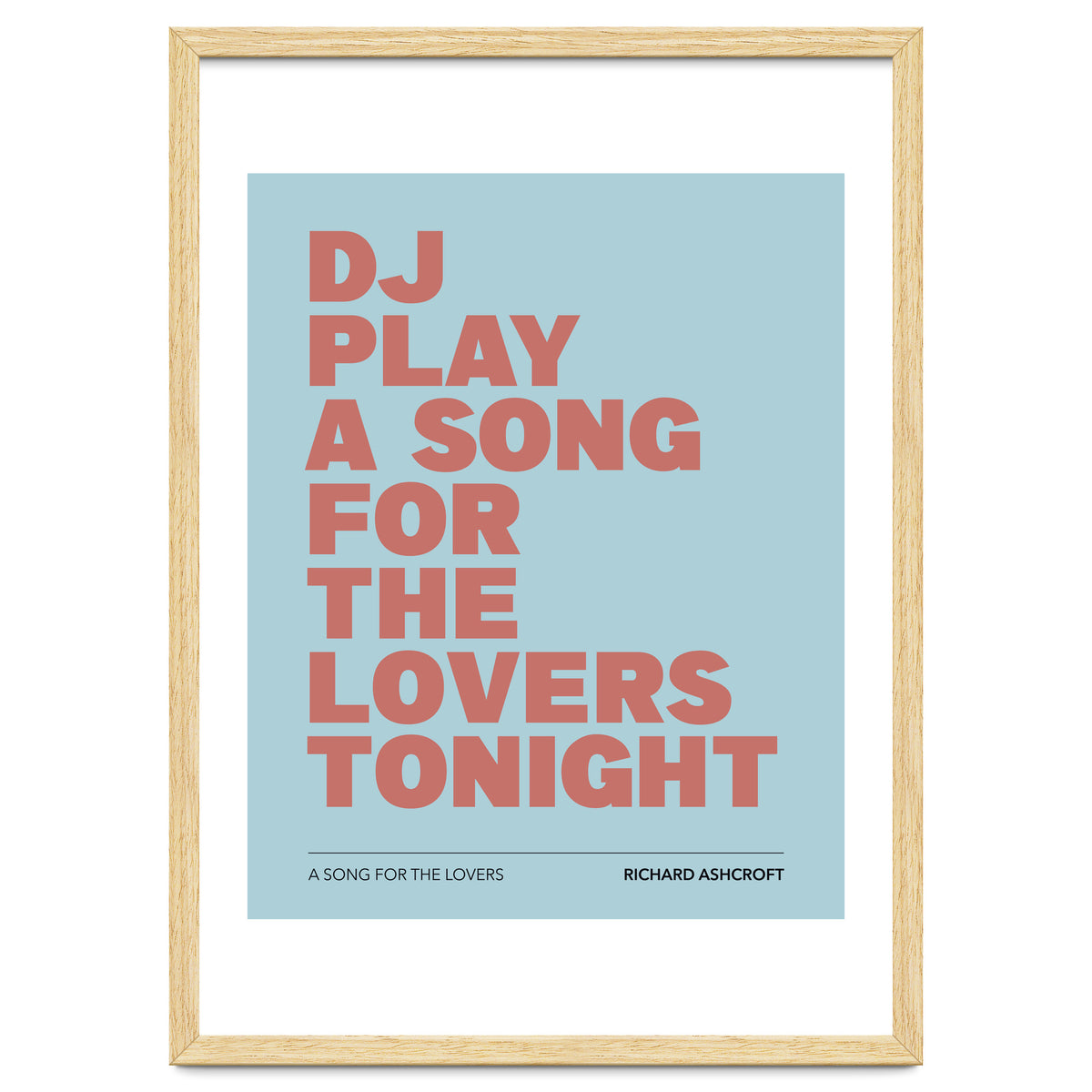 Richard Ashcroft - A Song For The Lovers