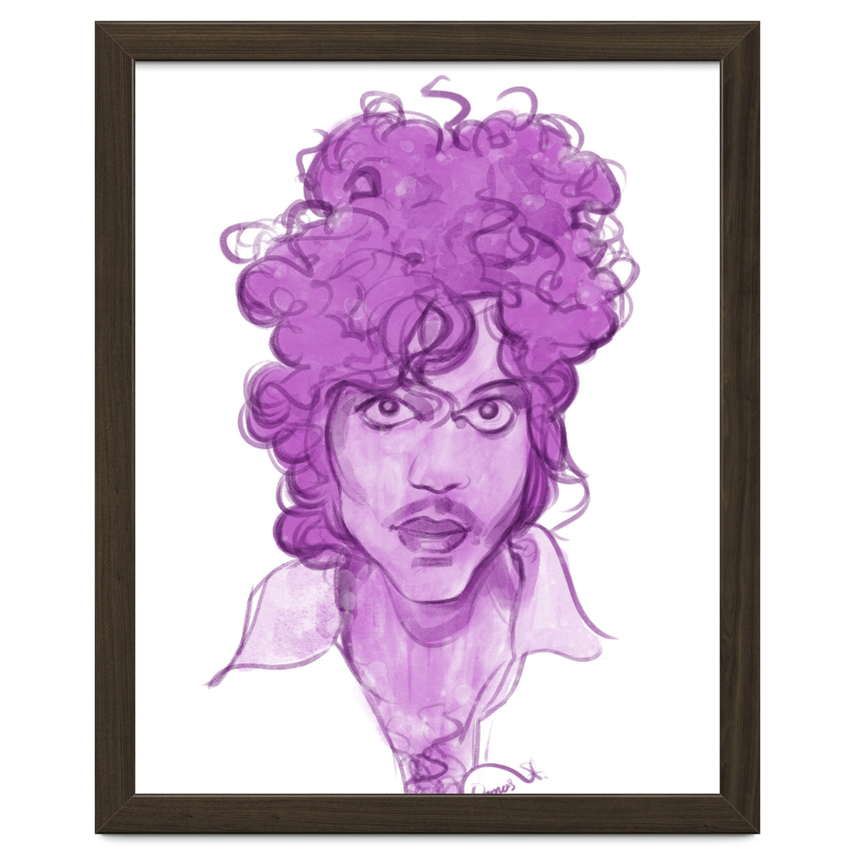 Prince Watercolor illustration