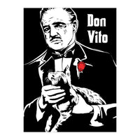 Don Vito The Godfather movie poster (Print Only)