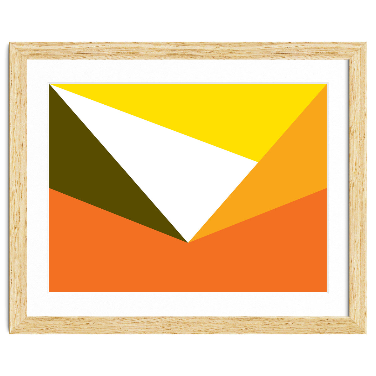 Geometric Shapes No. 58 - yellow & orange