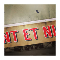 french painted sign (Print Only)