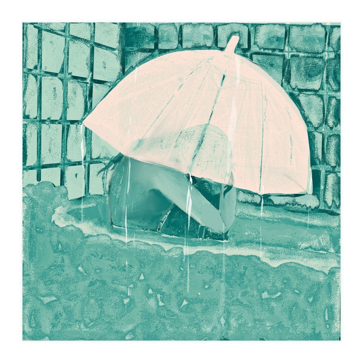 Girl in bathtub  (Print Only)