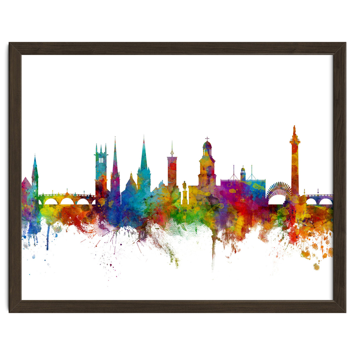 Shrewsbury England Skyline