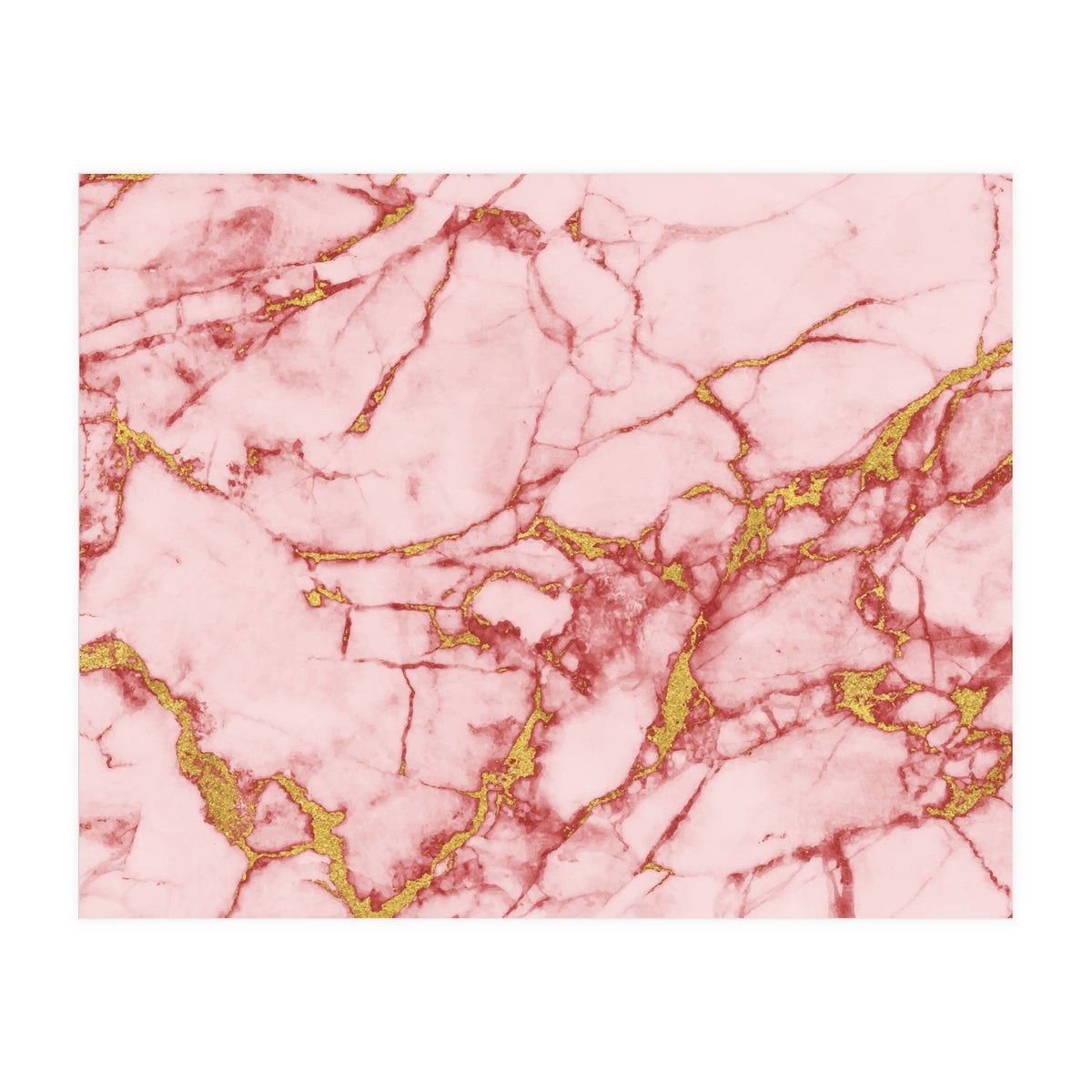 Blush Gold Marble II (Print Only)