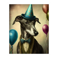 Greyhound At A Party (Print Only)