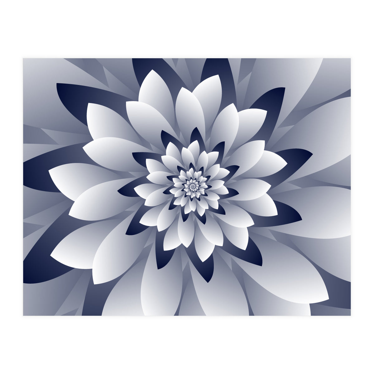 White Floral (Print Only)