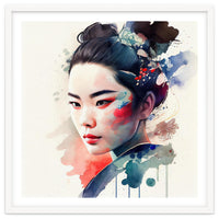 Watercolor Modern Geisha #4