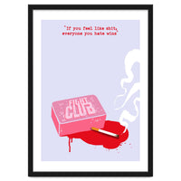 Fight Club soap movie poster