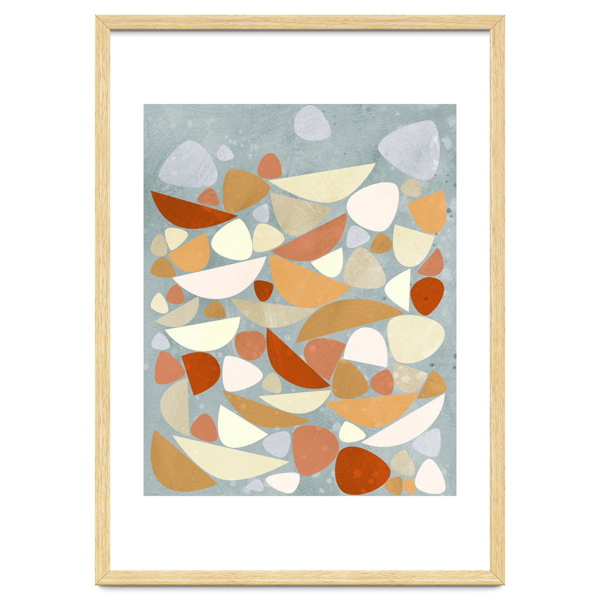 Sea Bed Orange Abstract