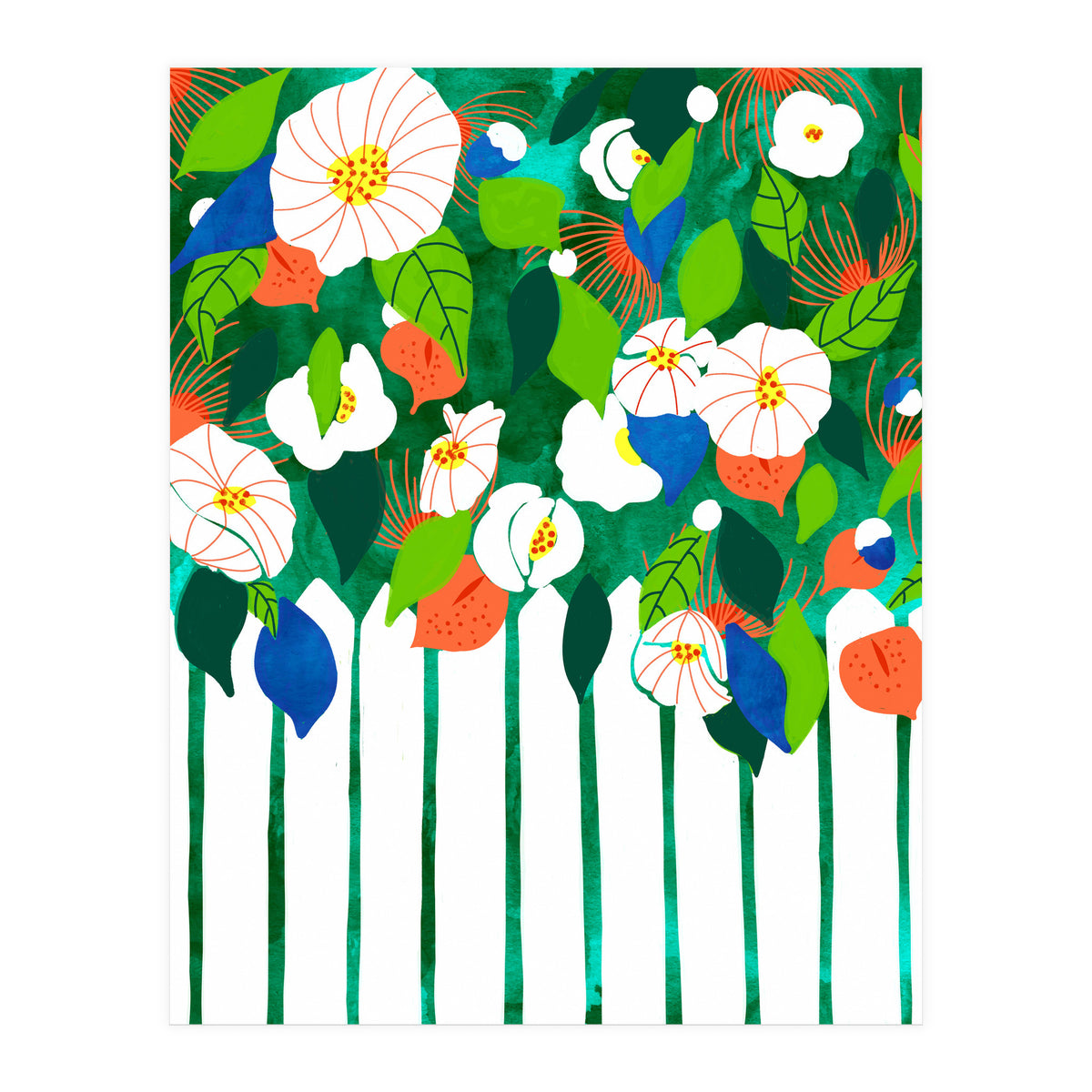 White Picket Fence (Print Only)