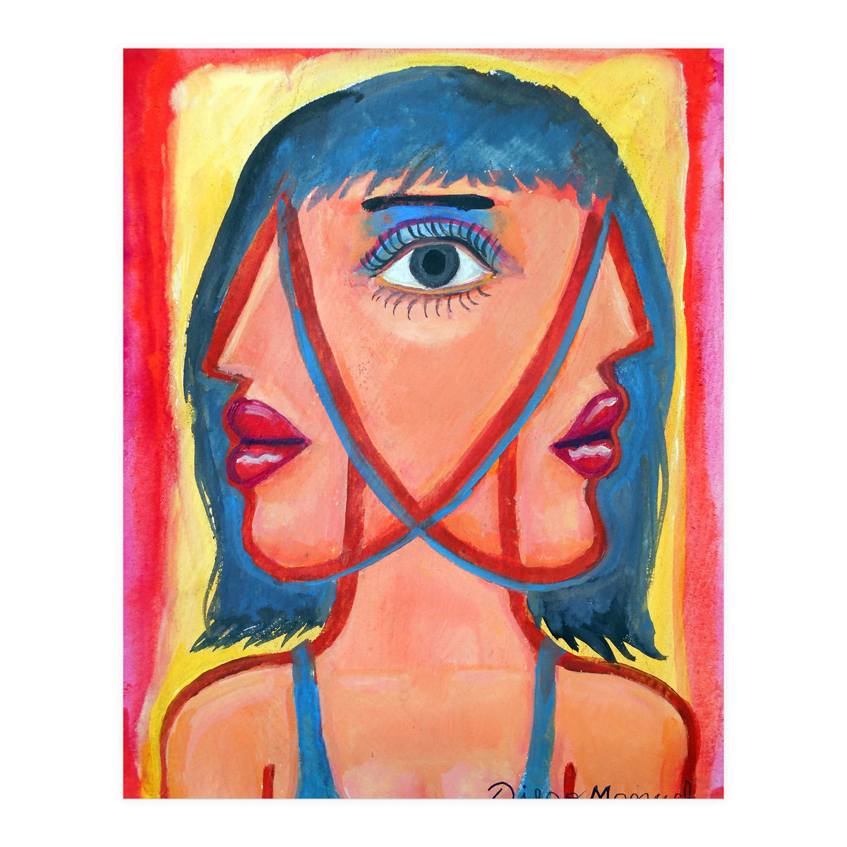 Cabeza De Mujer 6 (Print Only)