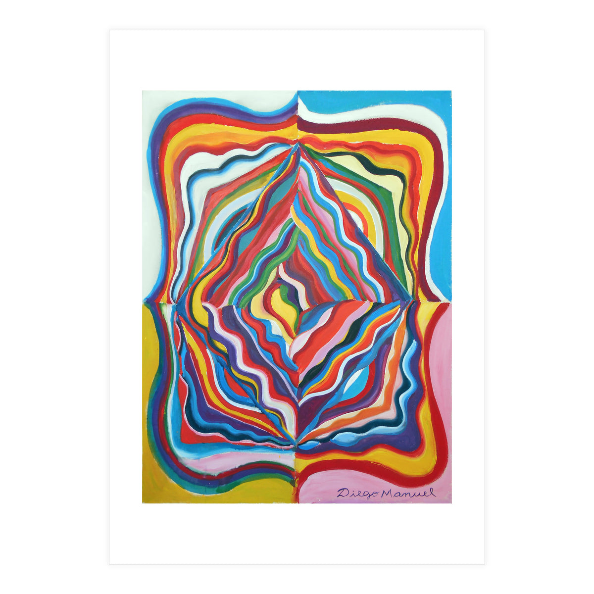 Graffiti Con Rombo (Print Only)