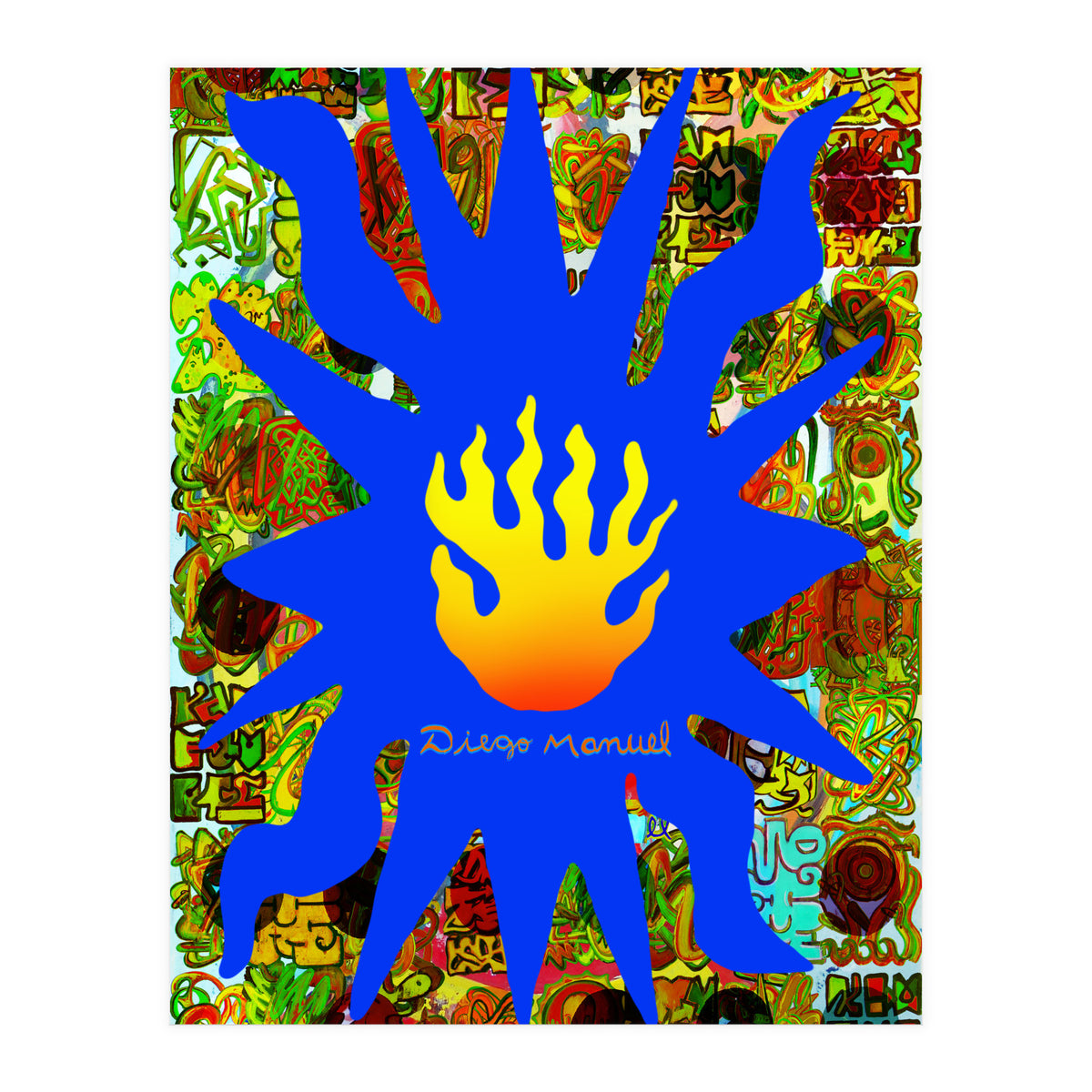 Fuego Y Graffiti 54 (Print Only)