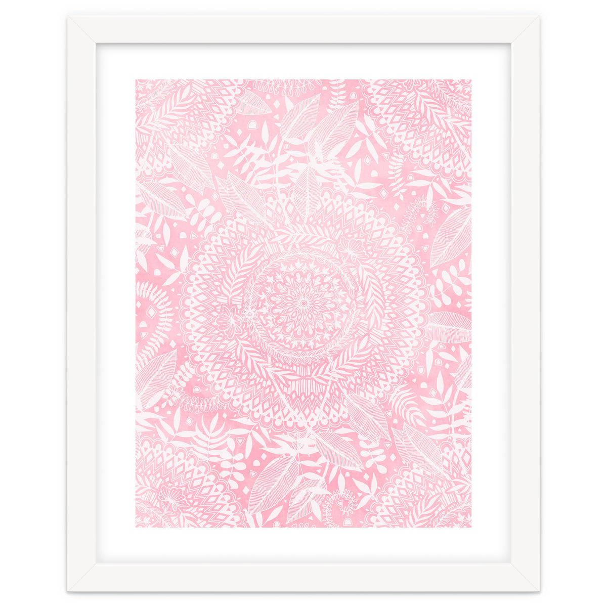 Medallion Pattern in Blush Pink