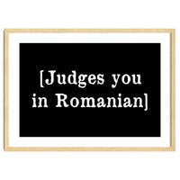 Judges You In Romanian