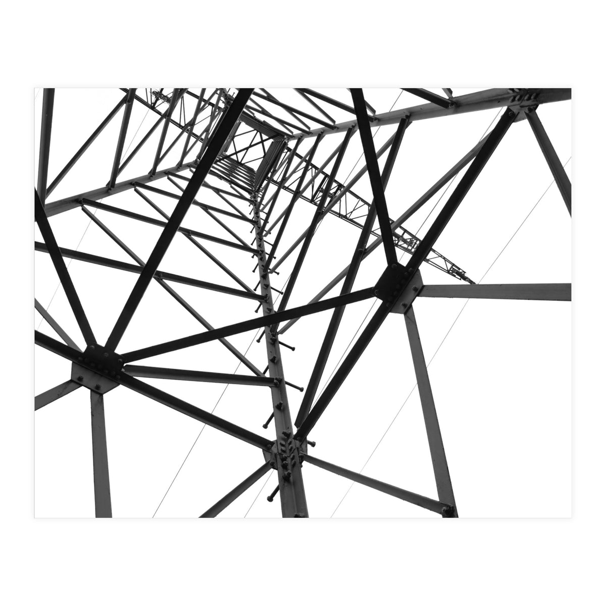 Electric Tower Inside, Industrial Germany (Print Only)