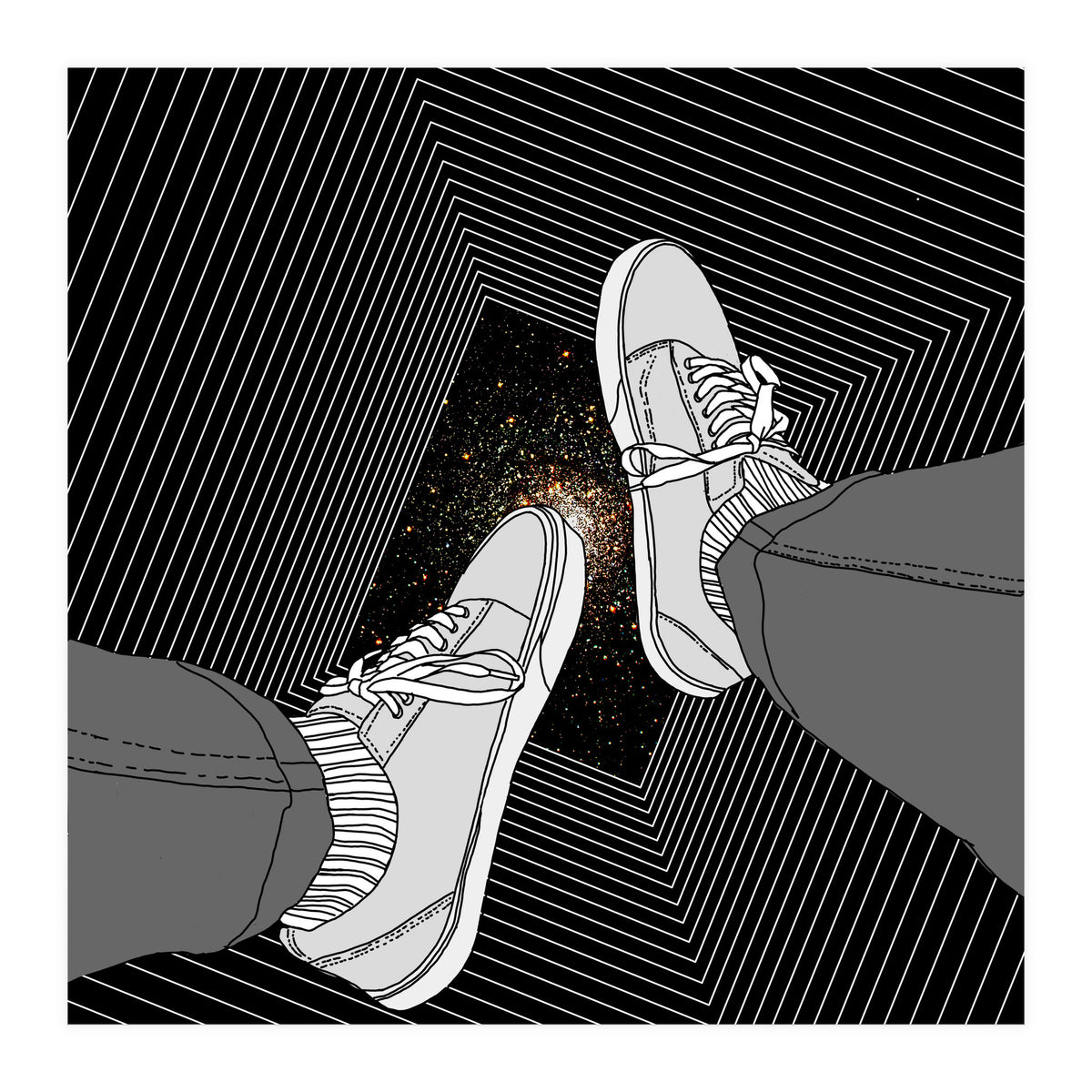 Falling into Abyss (Print Only)