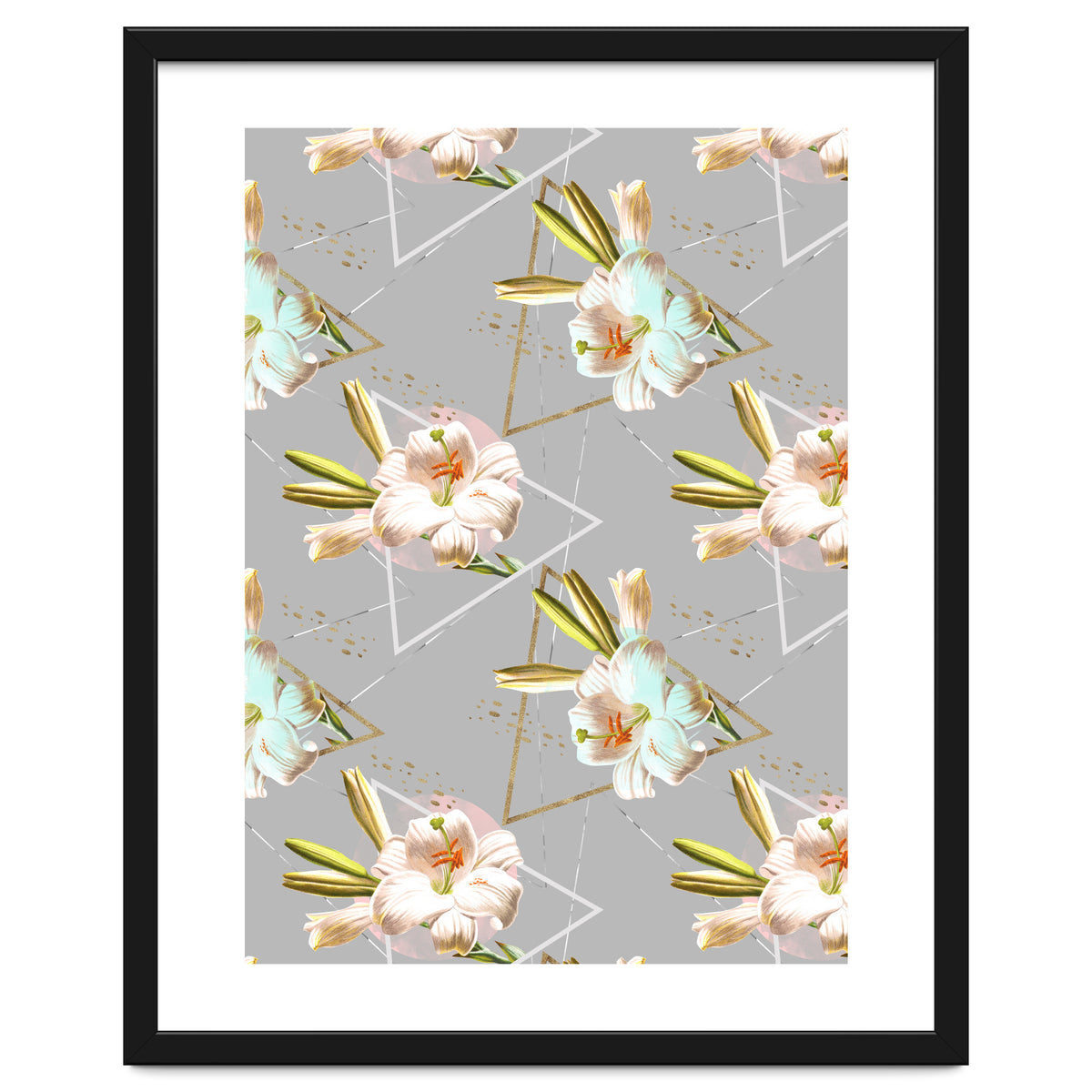 Botanical blooming with geometric 02