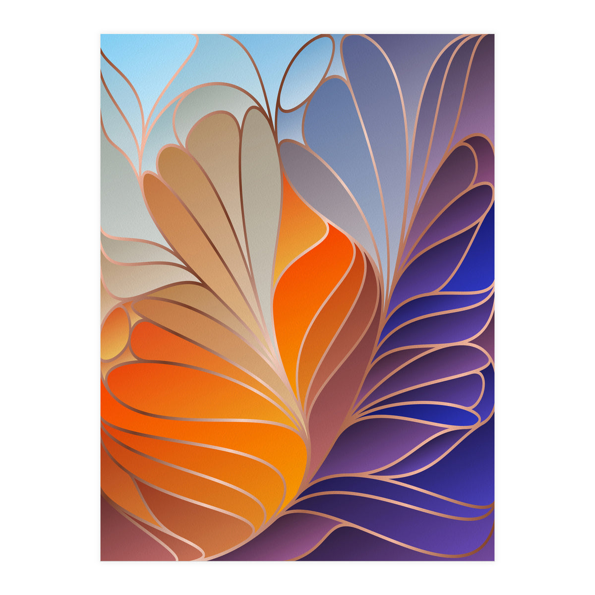 Colorful Art Deco III (Print Only)